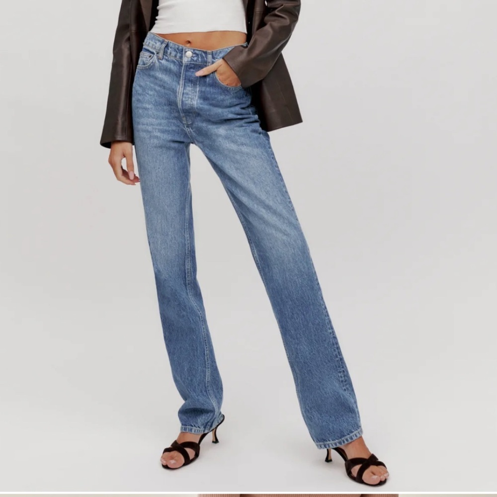 Cynthia High Rise Straight Jeans from Reformation